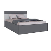Кровать Вегас 1.4 с подъемным механизмом (Графит серый/Камень серый)