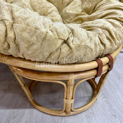 Кресло RJG-Papasan (Ротанг №4, ткань Mulan 141)