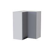 Шкаф верхний угловой УВП кухня Кантри (Белый/Бетон светлый)