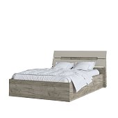 Кровать Гавана 1.4 с подъемным механизмом (Дуб крафт серый/Кашемир)