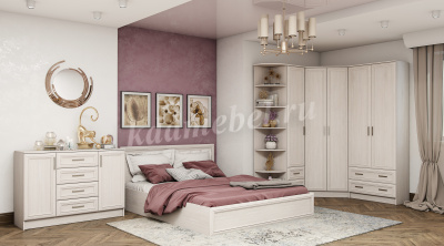 Стол письменный Принцесса (Ясень анкор белый)