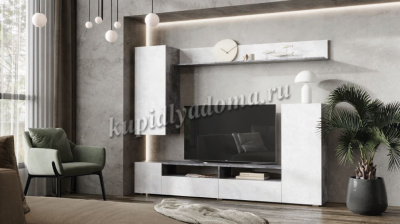 Гостиная Эдем (Цемент светлый/Цемент темный)