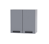 Шкаф верхний 6В56 кухня Осло (Белый/Карбон Дарк грин)