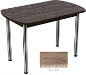 Стол обеденный Пластик подстолье прямое (Дуб кера) (ВВР)