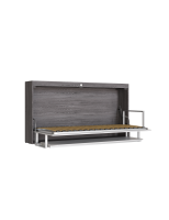 Раскладушка-кабинет Ясень черный - Перламутр