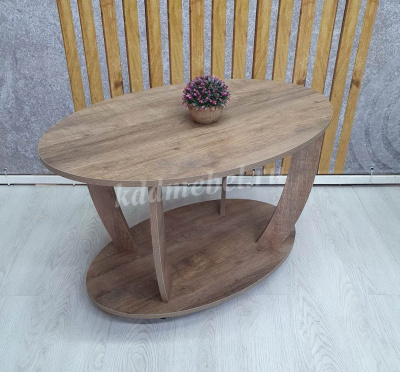 Стол журнальный Овальный (Дуб самдал)