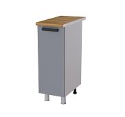 Шкаф нижний 3Р кухня Кампео без столешницы (Белый/Панакота)