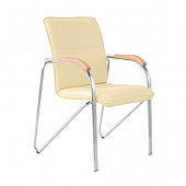 Стул Самба №122 (Хром/Кремовый) Уценка