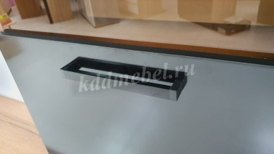 Гостиная Бастон (Дуб делано/Черный глянец)