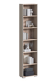 Стеллаж Люмьер завершающий (Дуб сонома/Кашемир)