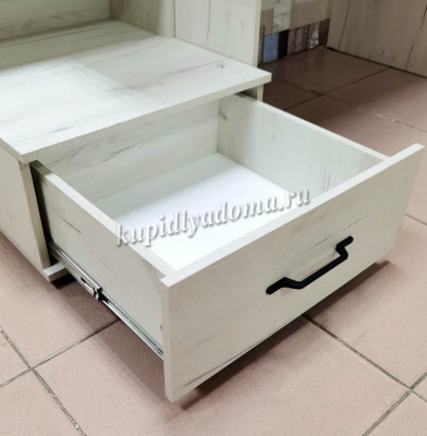 Стол компьютерный ПКС-10 (Дуб крафт белый)