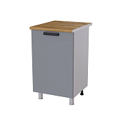 Шкаф нижний 5Р кухня Контемп без столешницы (Дуб сонома/Мята-софт)