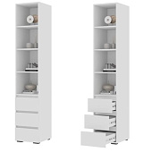 Пенал Хелен открытый ПН 02 (Шагрень белый)