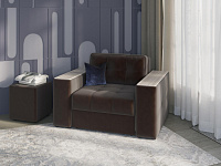 Кресло-кровать Нави (Коричневый/Сандал белый)