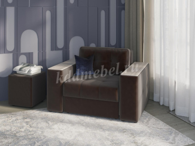 Кресло-кровать Нави (Коричневый/Сандал белый)