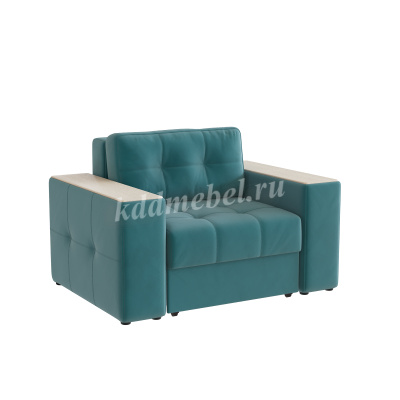 Кресло-кровать Виконт (Бирюза/Клен кремовый)
