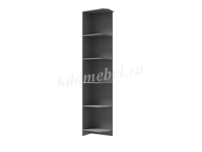 Пенал торцевой открытый (Графит)