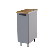 Шкаф нижний глубокий Г3Р кухня Контемп (Дуб сонома/Мрамор лайт)