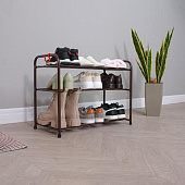 Подставка для обуви Альфа-23 3-х полочная (Коричневый)