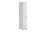 Шкаф однодверный  Ева 101.01 (Белое дерево/Белый матовый)