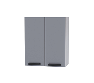 Шкаф верхний 6В кухня Осло (Белый/Карбон брюле)