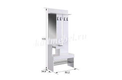 Прихожая К5 Баско (Графит/Дуб крафт золотой)