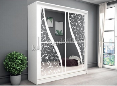 Шкаф-купе Олимп-2 (Анкор белый)