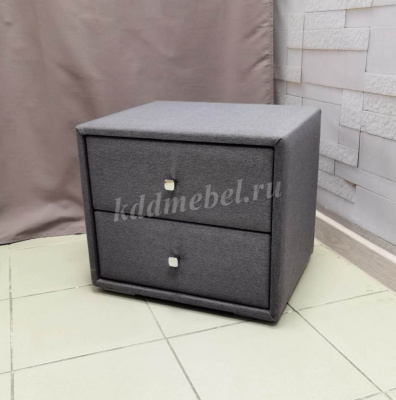 Тумба прикроватная Твист (Рогожка/Серый)