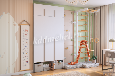 Шкаф 2дв. Баско L600 (Кашемир)