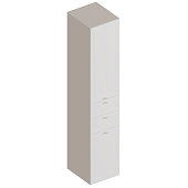 Пенал 2ств. Лорэн с ящиками левый (Тефия/Софт айс)