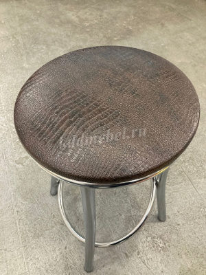 Табурет Сфера (Шоколад крокодил экокожа)