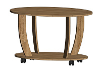 Стол журнальный Овальный (Дуб вотан)