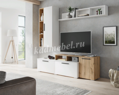 Пенал открытый настенный Альберо (Дуб вотан)