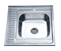 Мойка накладная AQUATTRO-600 левая (Матовая)