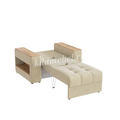 Кресло-кровать Доро (Бежевый/Дуб канадский)