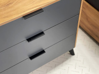 Комод Адам элемент 1 дуб крафт графит