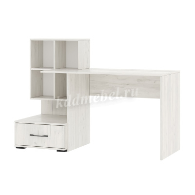 Стол компьютерный ПКС-10 (Дуб крафт белый)