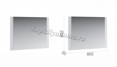 Зеркало навесное Йорк С (Белый жемчуг)