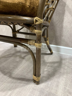 Кресло RJG-Bahama (Ротанг №6, ткань Mulan 152)