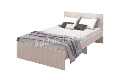 Кровать Мона 1.2 (Ясень светлый)