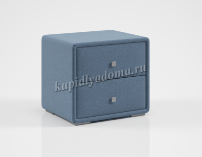 Тумба прикроватная Твист (Рогожка/Синий)
