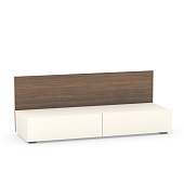Тумба под ТВ Гринвич 08.115 (Орех Селект каминный/Белый)