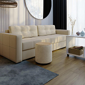 Пуф Пай (Бежевый/Дуб канадский)