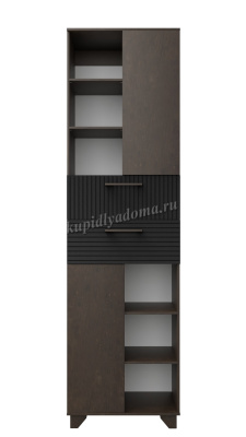 Пенал Копенгаген (Венге/Черный матовый)