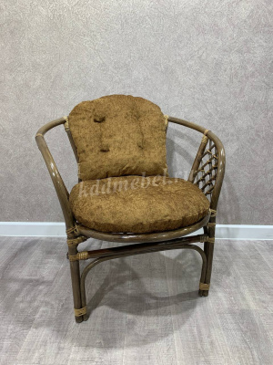 Кресло RJG-Bahama (Ротанг №6, ткань Mulan 152)