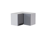 Шкаф верхний угловой УВП-360 кухня Осло (Белый/Карбон Пепел)