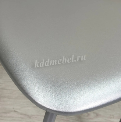 Стул Марсель К (Металлик/Кожзам серебро)