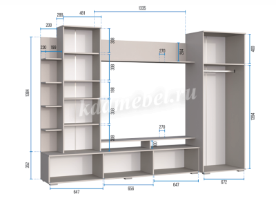 Гостиная  Денвер (Кашемир) 