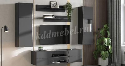 Тумба-1 Оникс навесная (Графит)