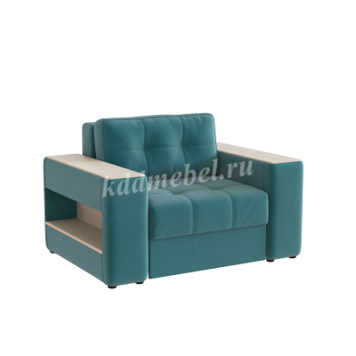 Кресло-кровать Доро (Бирюза/Клен кремовый)